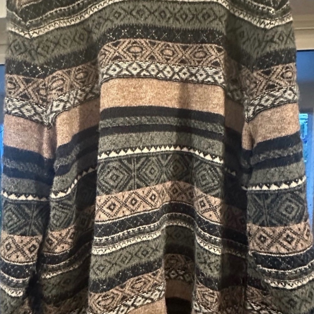 Old Navy Men's Faire Isle Sweater - Black, Gray, Tan